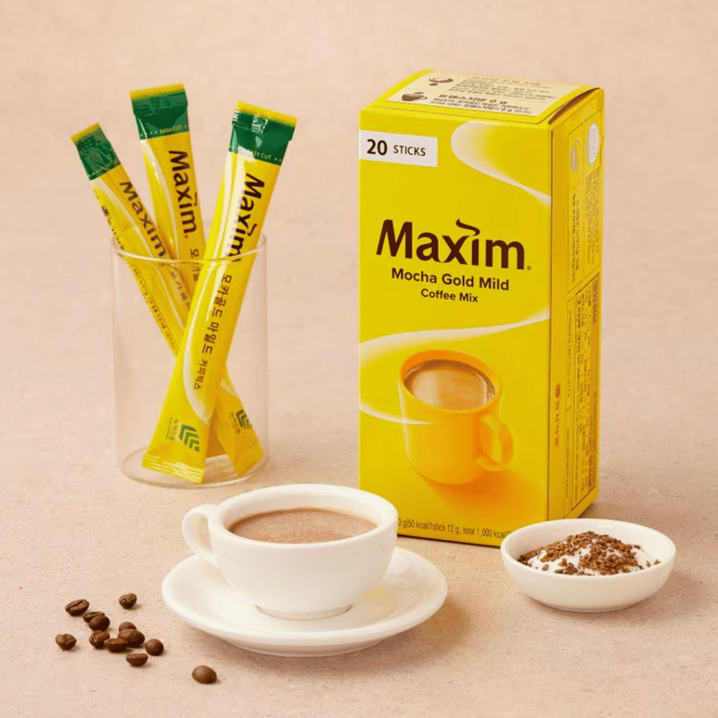 [MAXIM] กาแฟผสมเกาหลี – Mocha Gold Mild / White Gold / Light / ไม่มีน้ําตาล / Decaf | 10 / 20 แท่ง (ไม่มีกล่อง) ราคา ถูกที่สุด ดีลบีเคเค แกลเลอรีภาพที่ 4