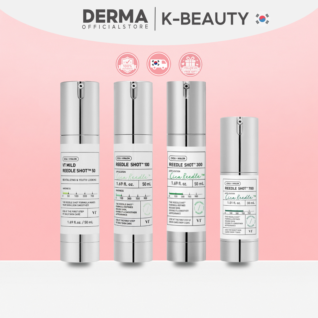 [VT] Reedle Shot Skin Booster Serum 50/100/300/700/1000 - Micro-Exfoliating & Pore Tightening