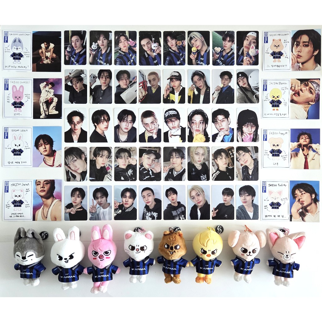 Stray Kids อัลบั้มที่ 4 Karma SKZOO Ver. การ์ดรูปถ่ายอย่างเป็นทางการ