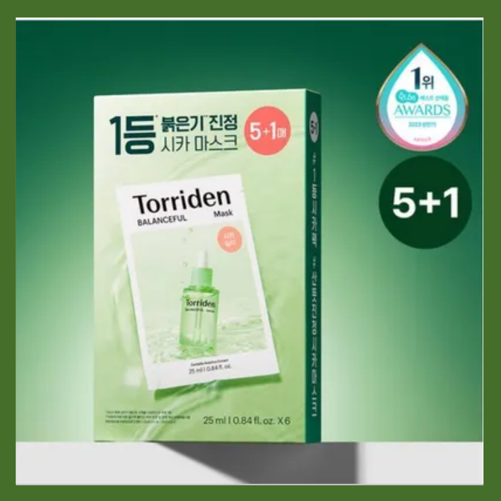 Torreyden Balance Full Cica Mask 5+1p
