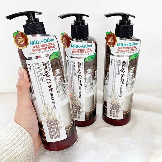 Aspasia Milky Olive Hair Essence 500ml x 2 ชิ้น