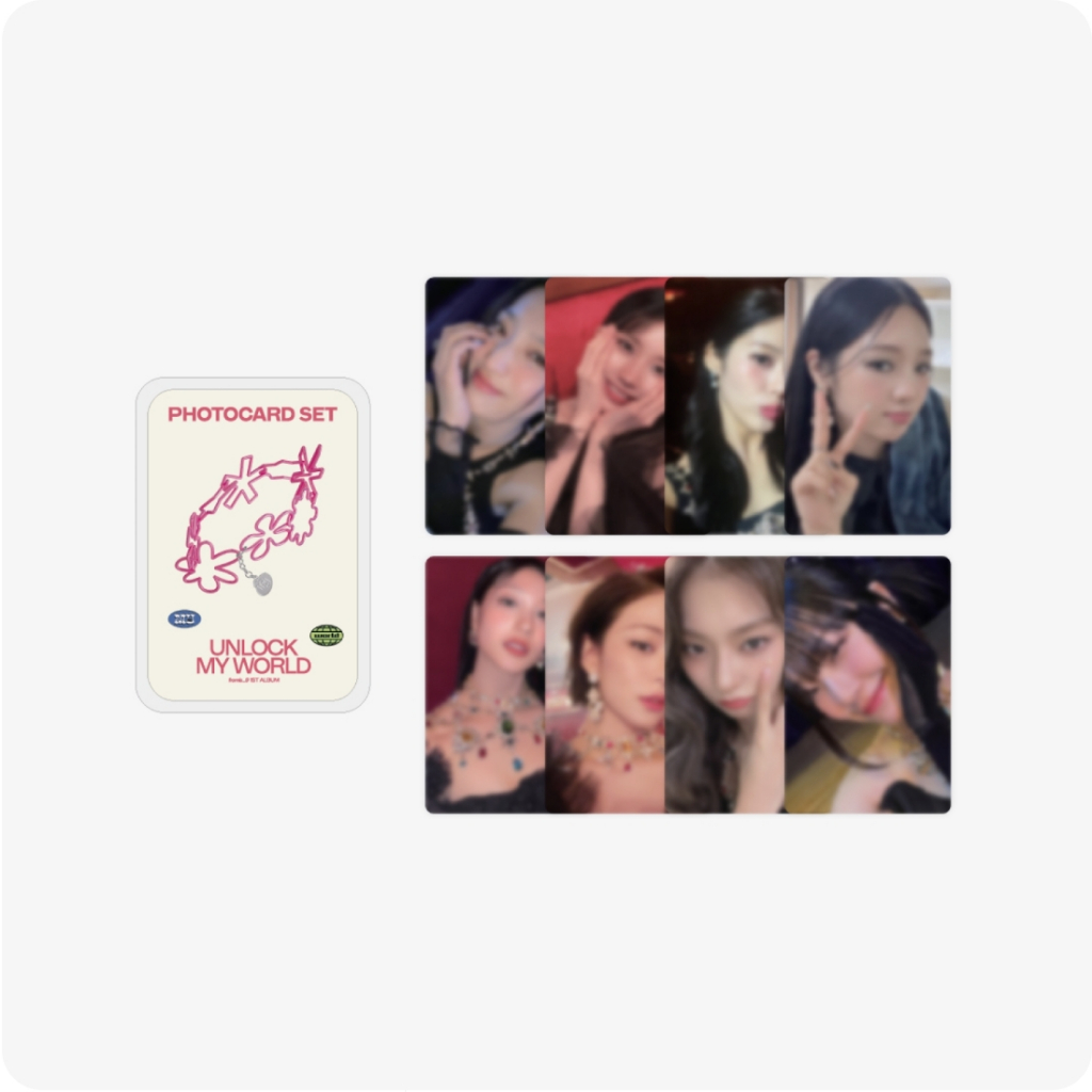 Ais_9 POP-UP STORE [UNLOCK MY WORLD] TIN CASE & SELFIE PHOTOCARD SET