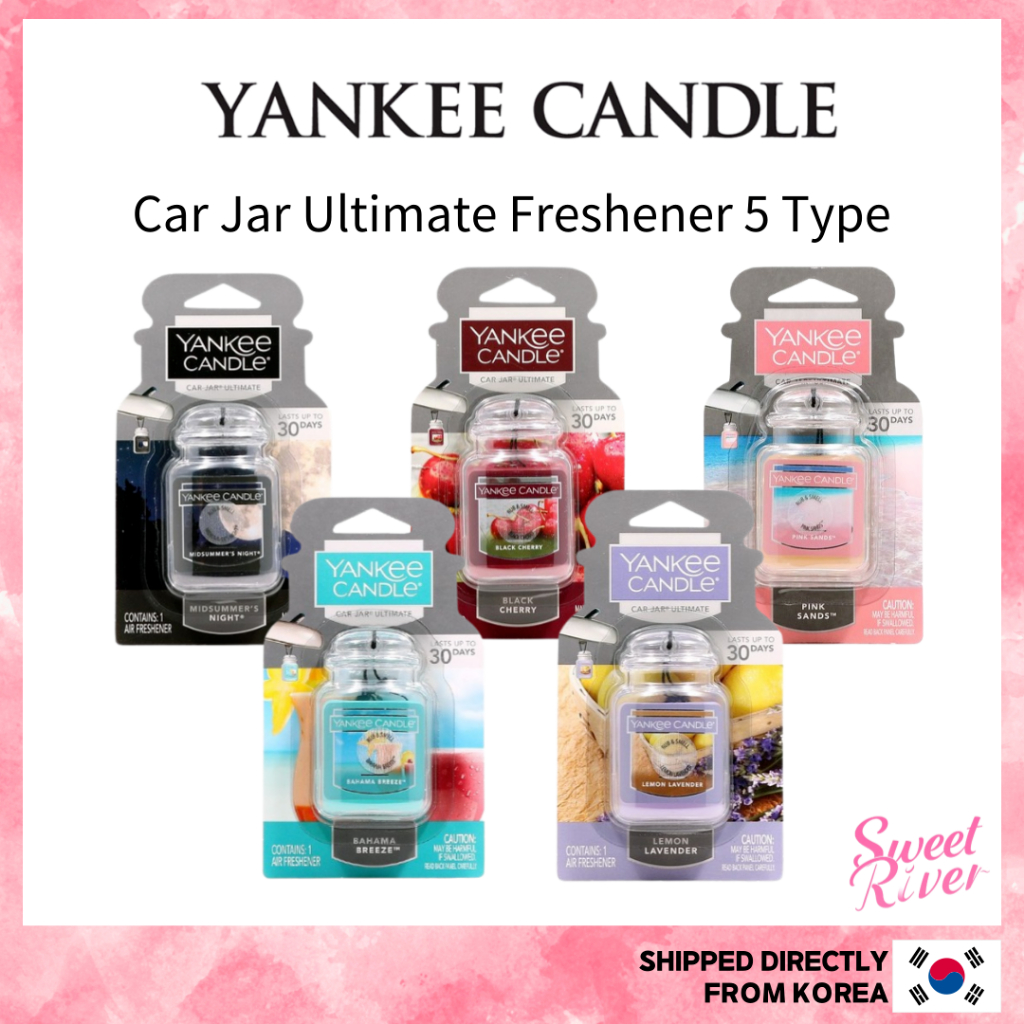YANKEE CANDLE Car Jar Ultimate Freshener 5Type