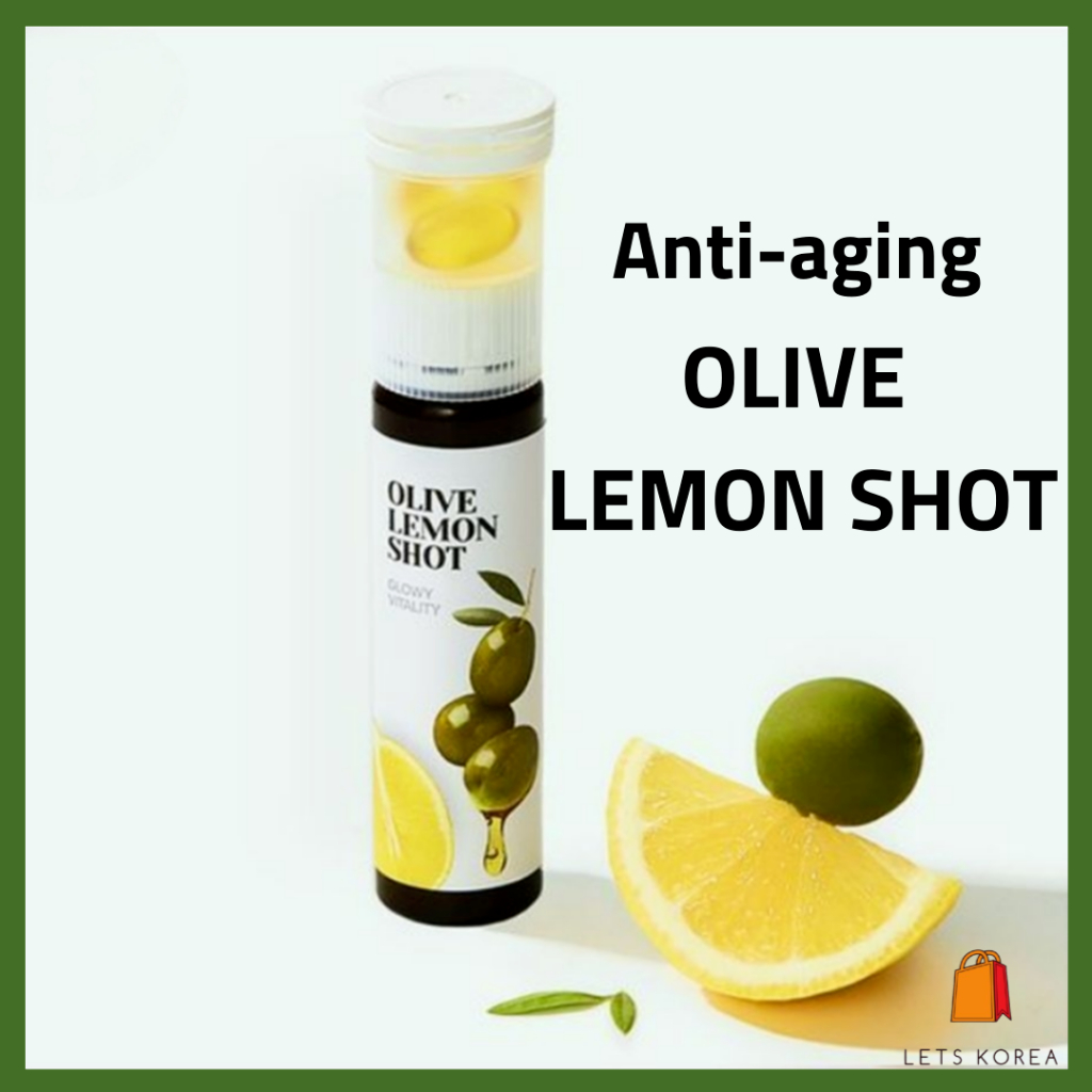 [LATIB] Olive Lemon Shot | น้ํามันมะกอกบริสุทธิ์+น้ํามะนาว | Anti-Aging Daily Healthy Routine Olive Oil แคปซูลโพลีฟีนอลวิตามิน