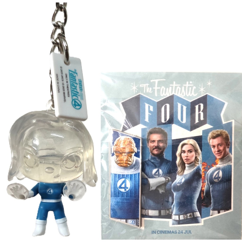 Marvel Avengers Studios The Fantastic 4 First Step ของสะสมภาพยนตร์ pin / พวงกุญแจ Sue Storm