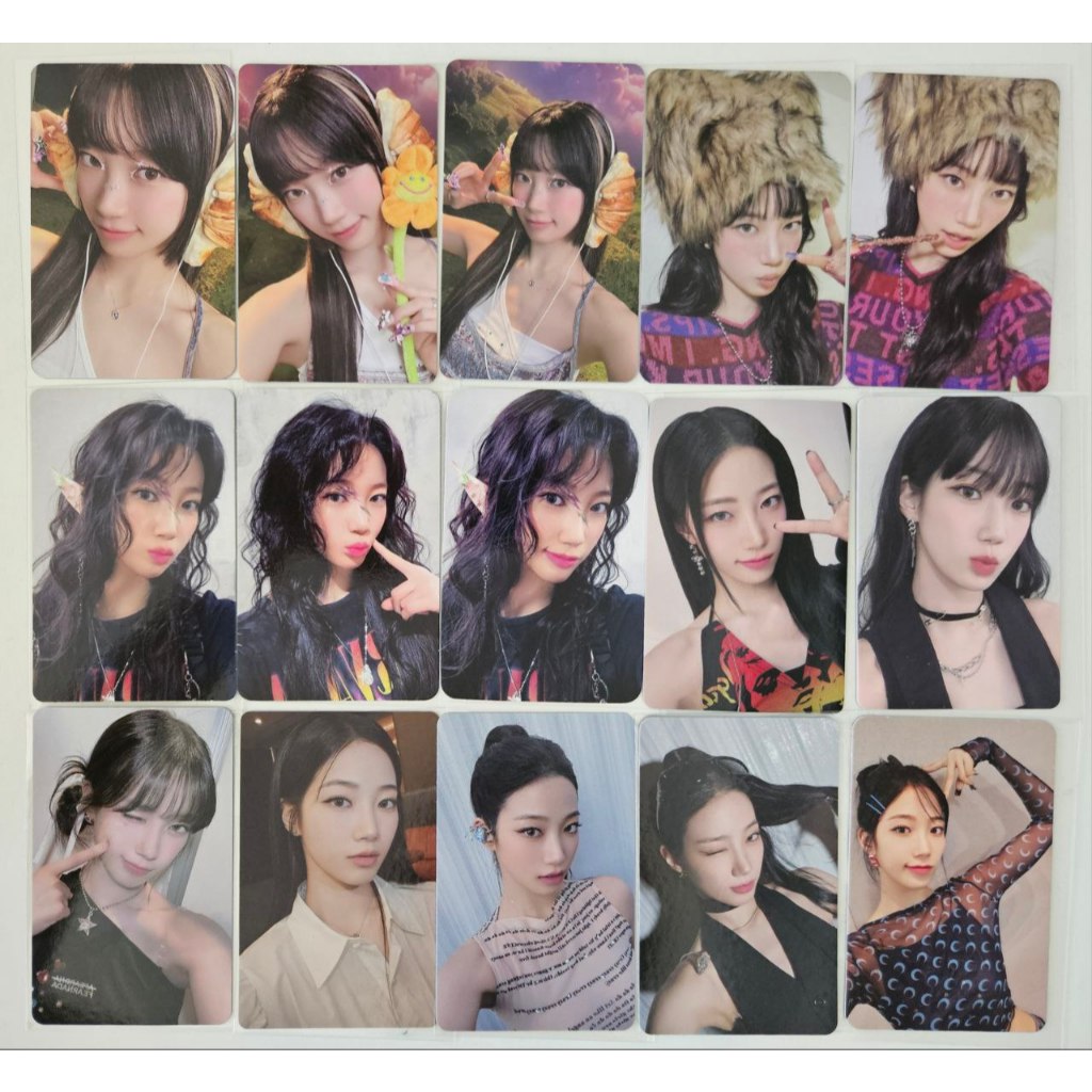 [SG ในสต็อก] LE SSERAFIM Crazy Kazuha ประโยชน์อย่างเป็นทางการ photocards pub lsfm lesserafim