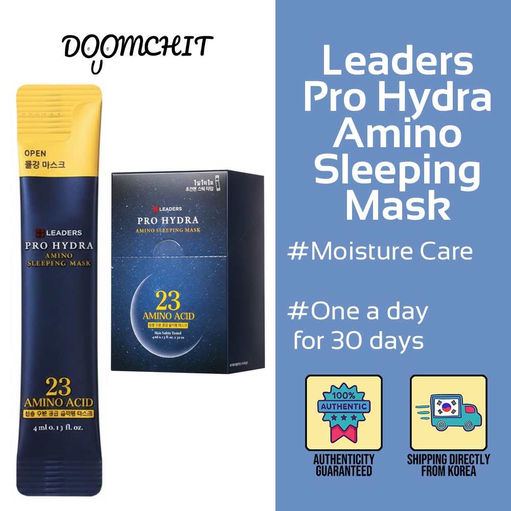 [Leaders Pro] Hydra Amino Sleeping Mask(30p)-รีเซ็ตผิวกระจ่างใส