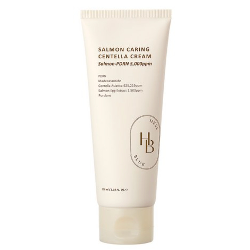 HEVBLUE SALMON CARING CENTELLA CREAM, 80ml, 1 ชิ้น