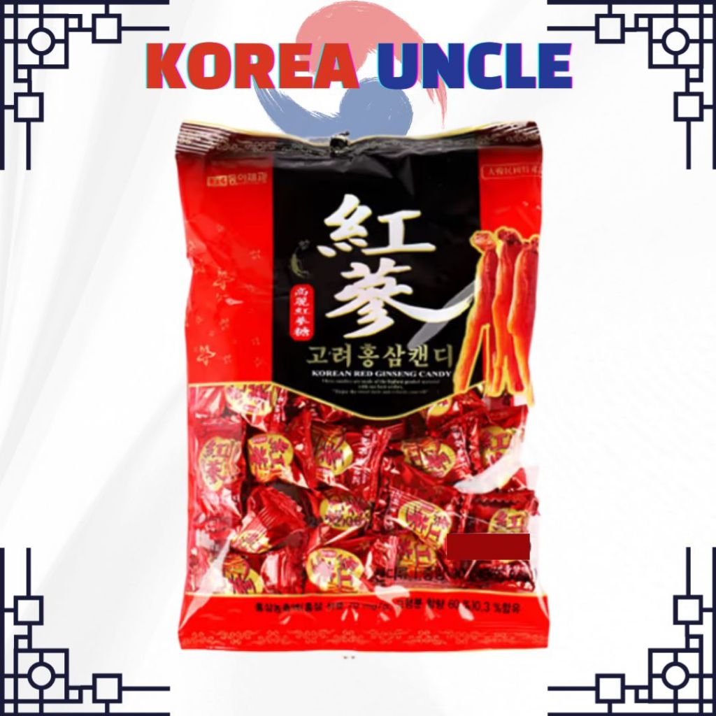 DONG-A Koryo Korean Red Ginseng Candy 90g Healthy Energy Boost Made in Korea