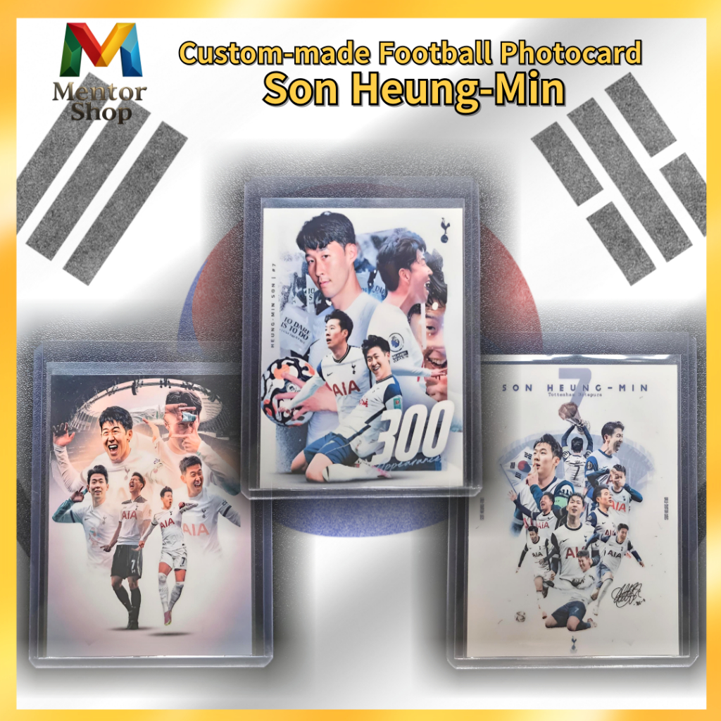 [ร้านเมนเตอร์] ✨ การ์ดตรงกัน Son Heung-Min 300 ✨  ฉลอง Son Heung-Min ลักษณะท็อตแน่ม 300 พร้อมของสะสม