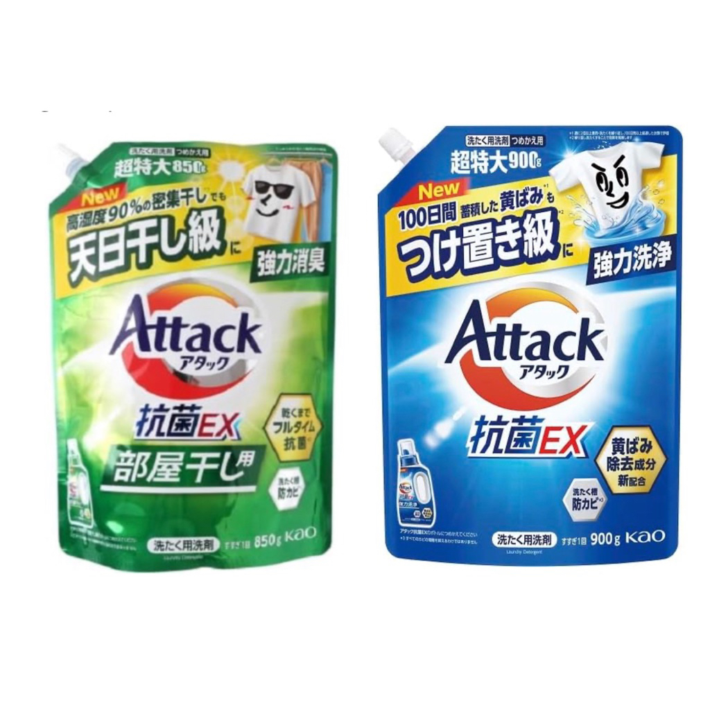 Kao Attack Antibacterial EX Refill, Extra Large