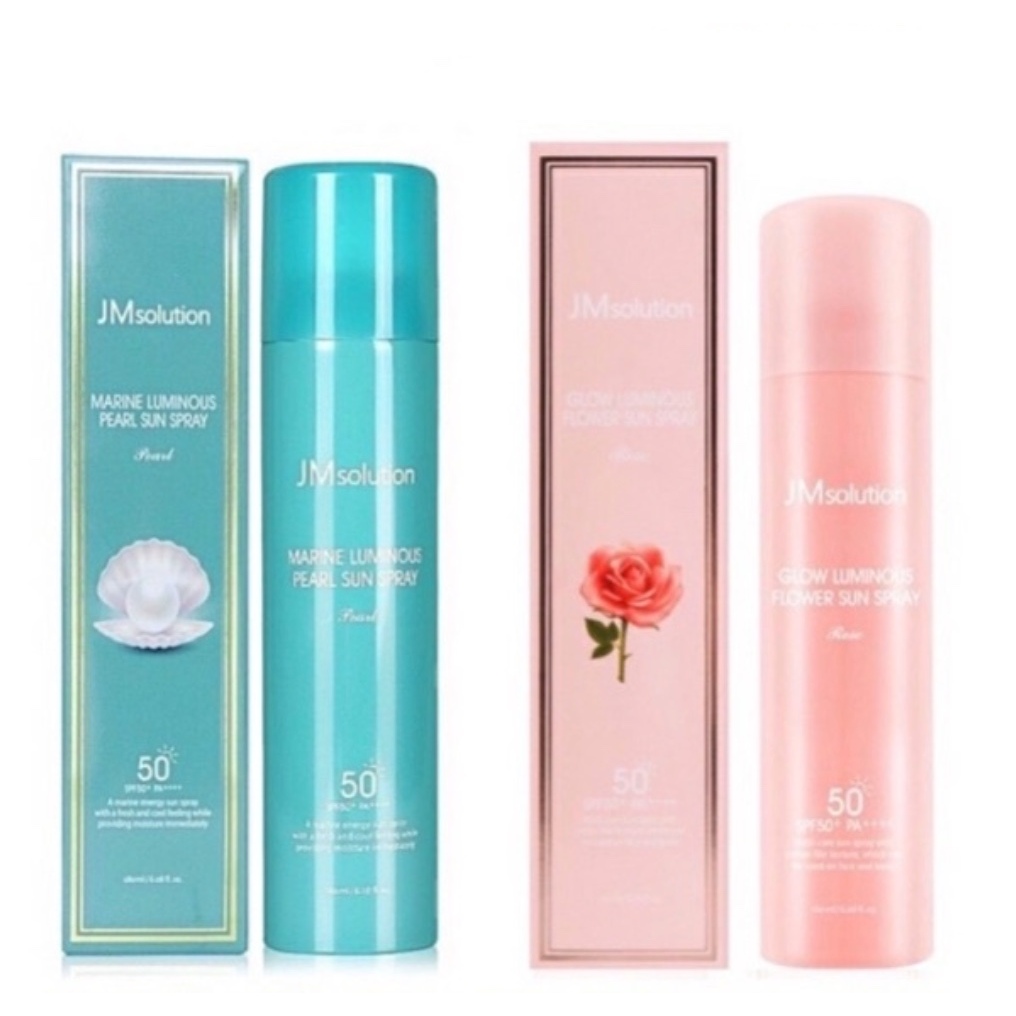 JM solution Marine Luminous Pearl Sun Spray SPF50+ PA++++ / Glow Luminous Flower Sun Spray SPF50+ PA