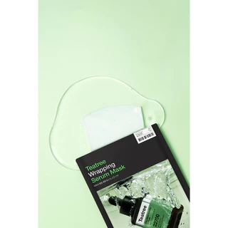[Official] MEDIHEAL Teatree Wrapping Serum Mask_Calming Hydra (10 แผ่น) - ปลอบประโลม ปรับสมดุลผิว ลดการระคายเคือง