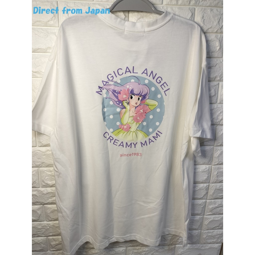 Direct from Japan Magical Angel Creamy Mami Anime T-Shirt LL Size White Vintage 80s Retro Tee