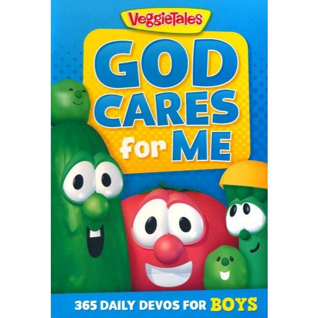 God Cares for Me: 365 Daily Devos for Boys (VeggieTales)