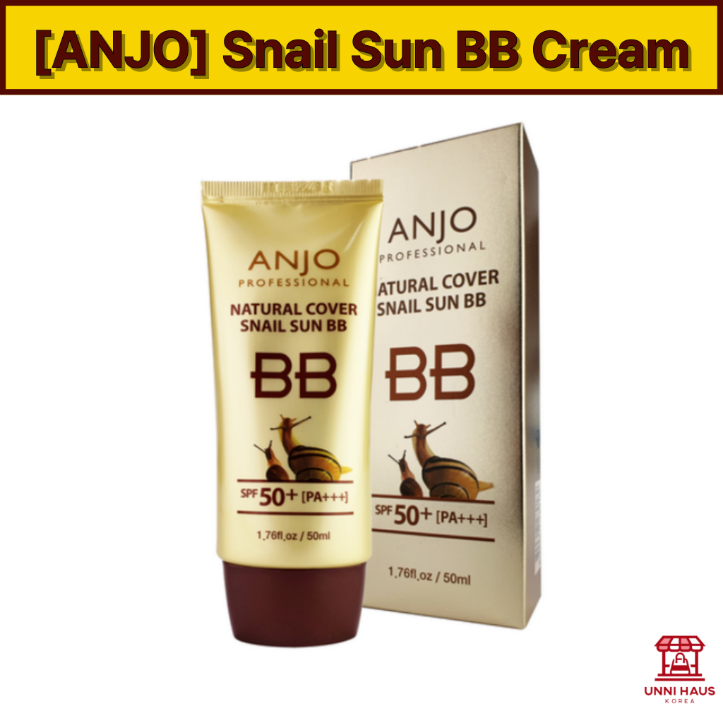 [ANJO] Natural Cover Snail Sun BB Cream 50ml