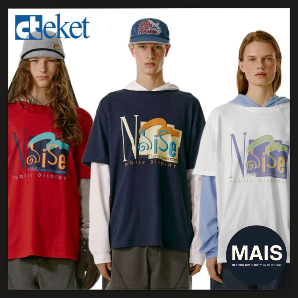 [TEKET] Noise Layered Hooded Tee / 3 สี