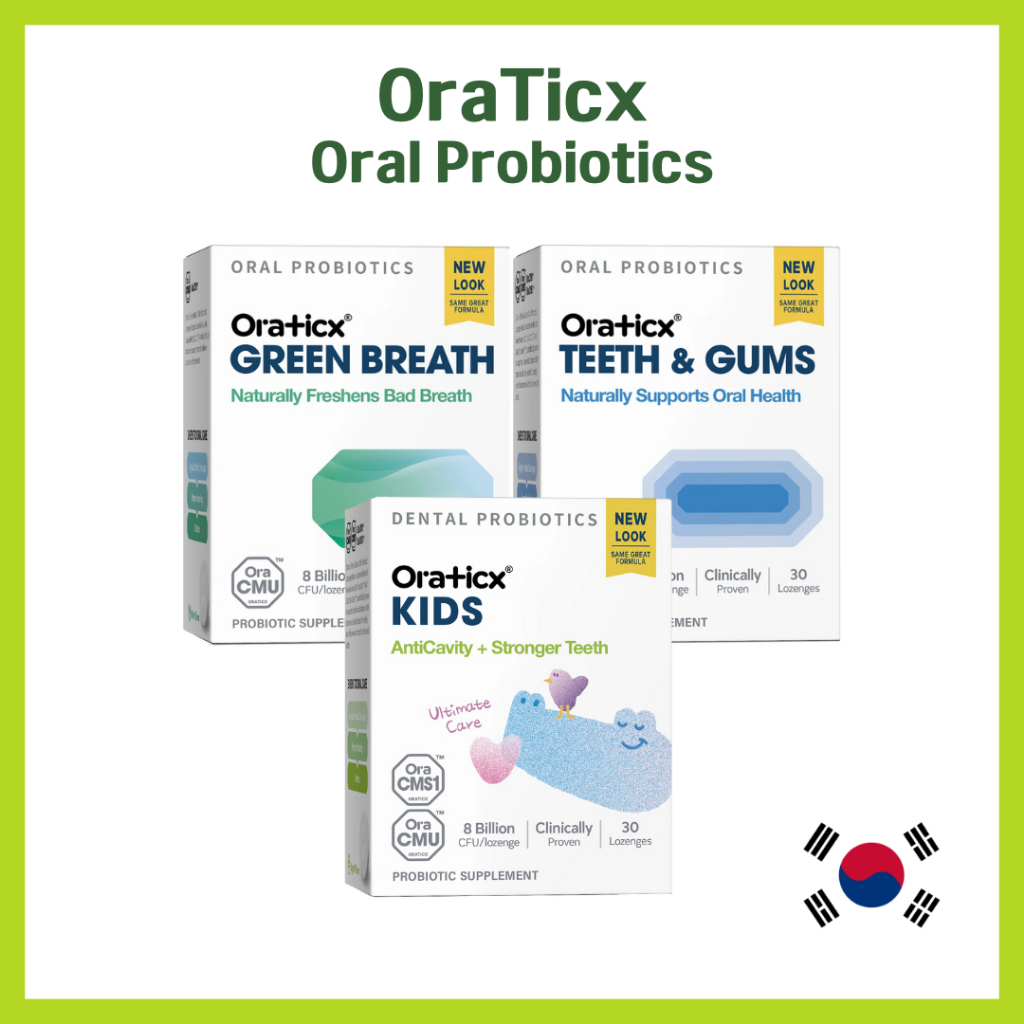 [OraTicx] ลมหายใจสีเขียว, เดนติ, โปรไบโอติกในช่องปาก, สุขภาพ, ดูแลช่องปาก, ภูมิคุ้มกัน, กลิ่นปาก, ผลิตในเกาหลี
