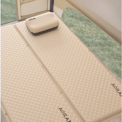 Aoran Camping Bed เสื่อกันน้ําขยายได้ด้วยลม พกพาสะดวก