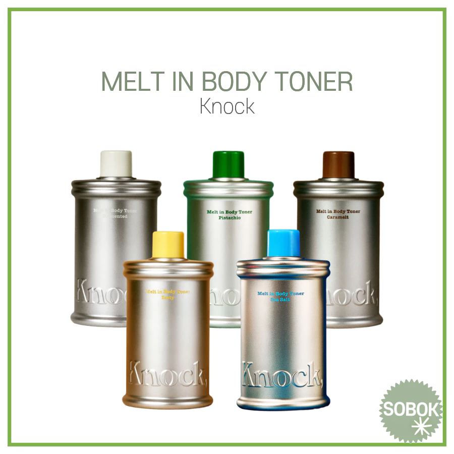 [Knock] MELT IN BODY TONER 300ml / 100ml /100ml SET Body Cream, Lotion & Butter