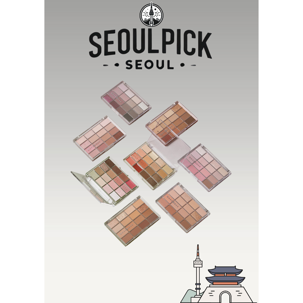 [WAKEMAKE] Soft Blurring Eye Palette (26 สี)