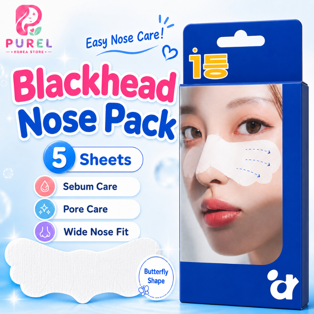 One-days you Blackhead Nose Pack 5 ชิ้น Sebum Pore Care Nose Strip
