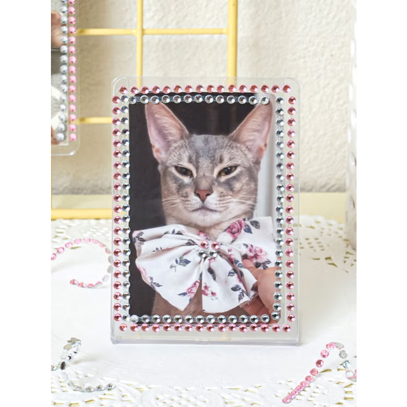 Daiso Korea New Deco Gem Round Sticker 3mm Top Loader Deco