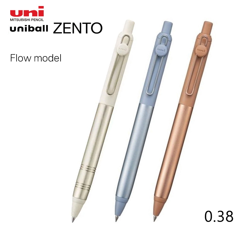 ปากกาเจล Uni-ball ZENTO - รุ่น Flow (0.38 / 0.5 mm) made in japan - รูปที่ 4