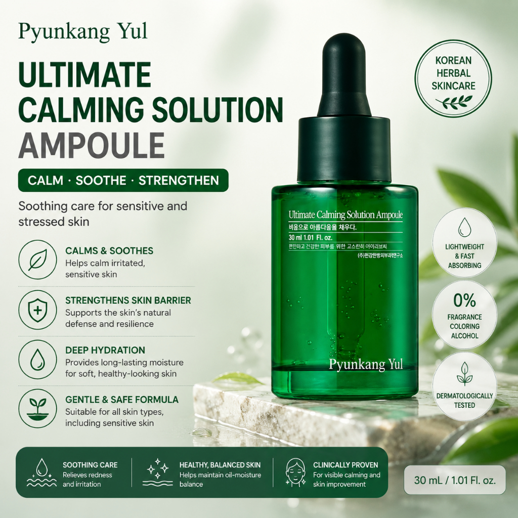 [Pyunkang Yul] Ultimate Calming Solution Ampoule 30mL / K-BEAUTY
