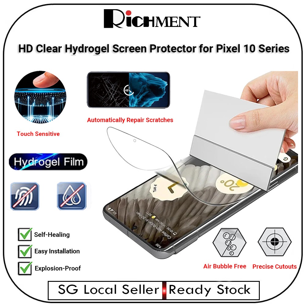 SG SELLER ฟิล์มกันรอยหน้าจอ Hydrogel แบบใส HD สําหรับ Pixel 10/ Pixel10 /Pixel 10 Pro XL Matte Anti-