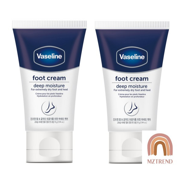 [MZTREND] VASELINE [วาสลีน] ครีมทาเท้า ลึก ความชื้น สําหรับเท้าและส้นเท้าที่แห้งมาก 55ก