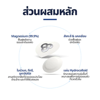 [Snow2+ OFFICIAL] แผ่นแปะสิวแมกนีเซียม Bulk / One Night Patch Plus (90 แพทช์) / แพ็คเกจดูแลสิว