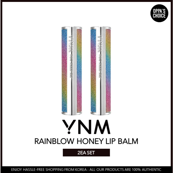 YNM RAINBLOW HONEY LIP BALM 2EA SET