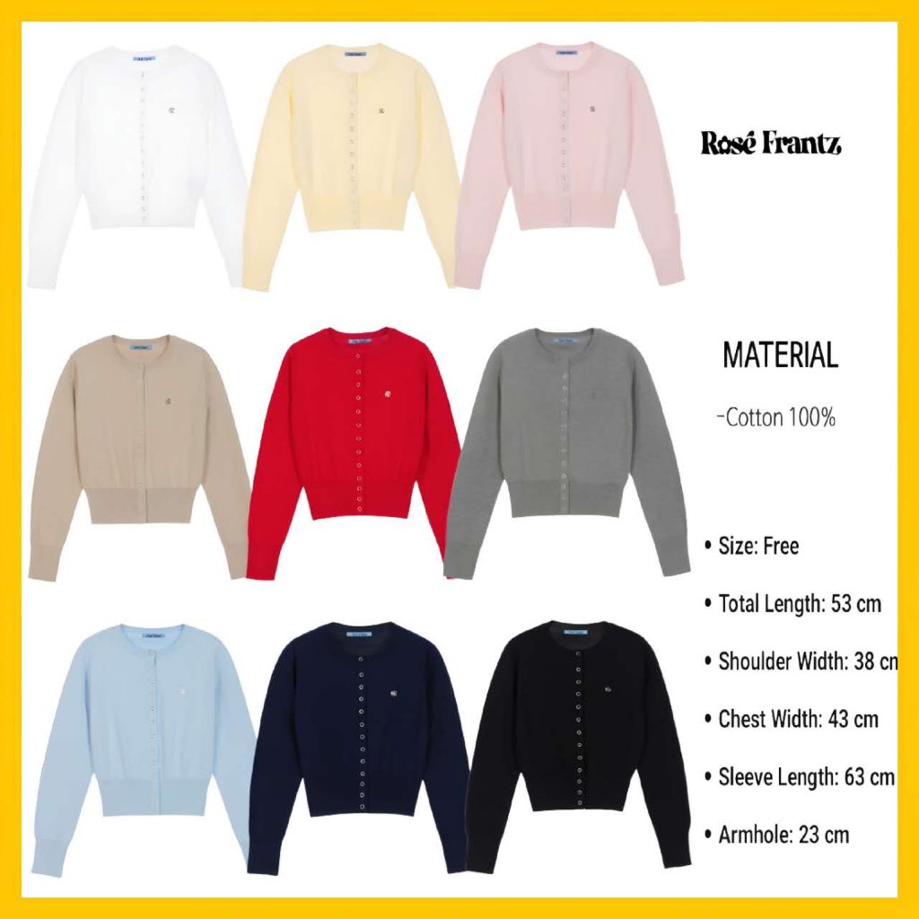 ML Korean Local Stock LOJEFRANCE Ton Round Cardigan [9color] K-FASHION มีจําหน่ายทาง ML Proxy Buy