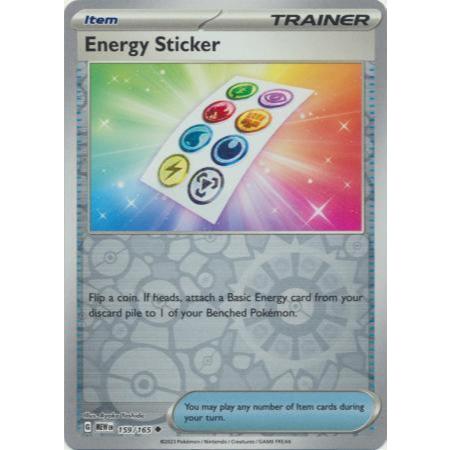 Pokemon Scarlet & Violet 151 Energy Sticker [Reverse Holo] 159 Pokemon Scarlet & Violet 151