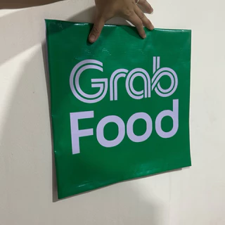 ป้าย grab สำหรับติดรถหรือ ติดหน้าร้าน