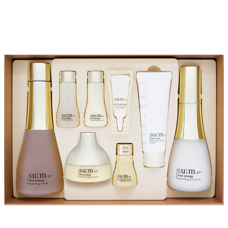 Su:m37 Time Energy 2 ชิ้น Skincare Set (วันหมดอายุ: 2028.11)