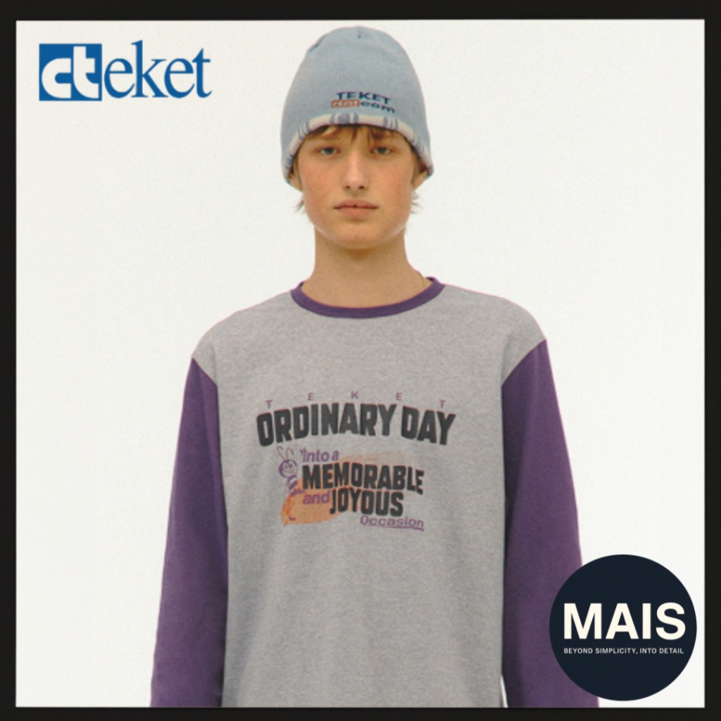 [TEKET] Occasion L/S Tee Melange Grey