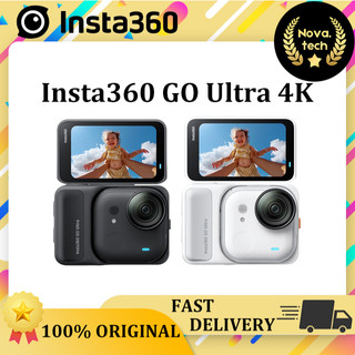 【NEW】Insta360 GO Ultra 4K Waterproof Camera | 2.5" FLIP TouchScreen Active | Tiny Hands-Free | Insta360 Ultra