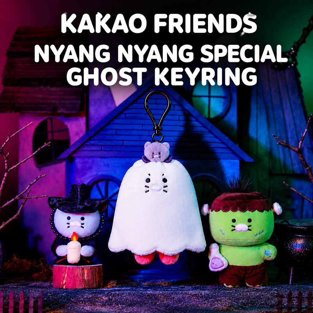 [Kakao Friends] ตุ๊กตาพวงกุญแจผีพิเศษ Nyang