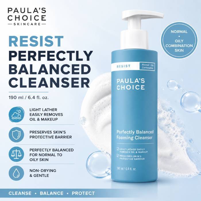 [Paula's Choice] Perfectly Balanced โฟมล้างหน้า 190 มล. 30 มล.