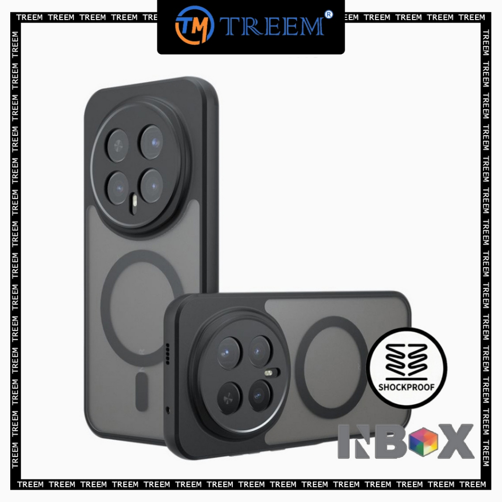 TREEM Honor 400Pro / 400 / Magic8Pro / X9D / X9C / X60Pro Matte Airbag เคสแม่เหล็กกันกระแทก