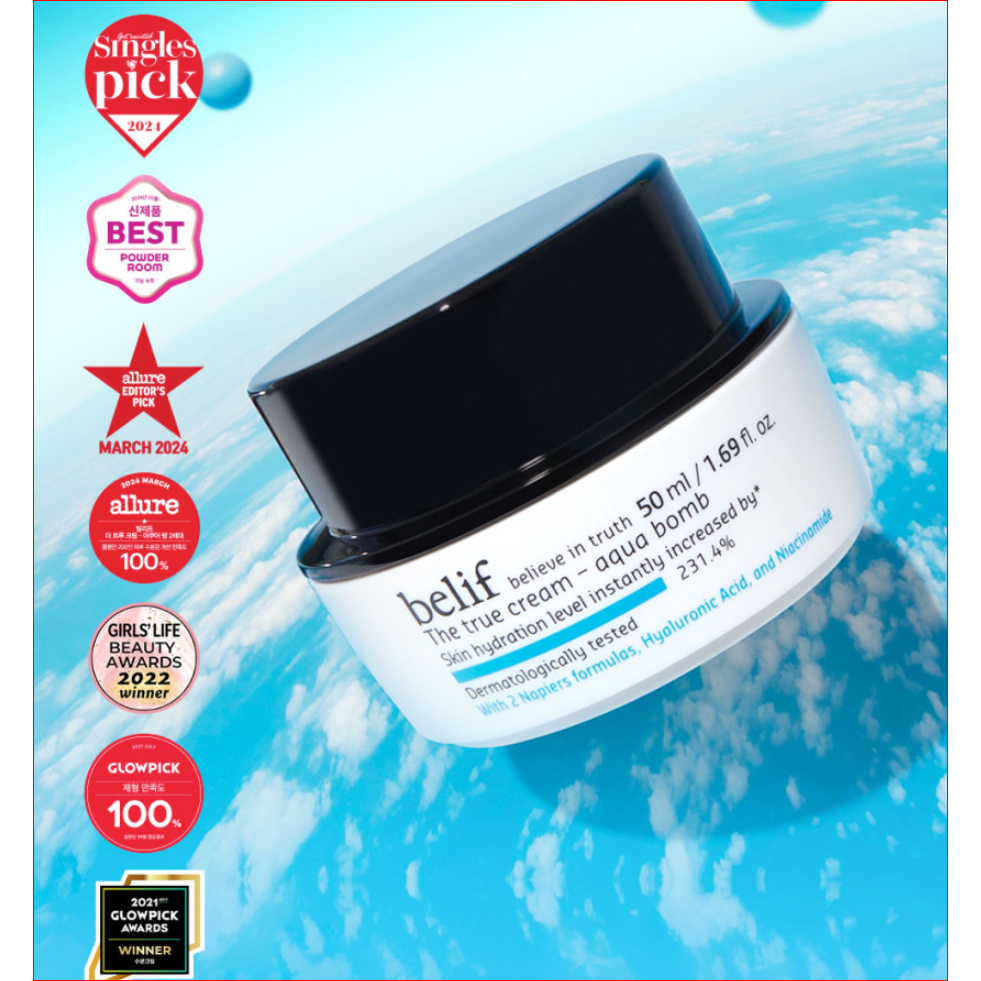 Belif / The True Cream Aqua Bomb Hydrating Gel Cream / 75ml