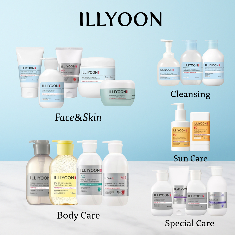 [ILLYOON] Korean Skincare & Body Care EssentialsAto Series / Repair Creams / Sun Care / Body Wash