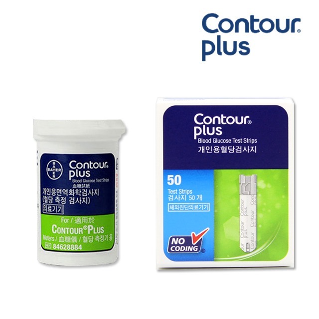 Contour plus Test Strips 50/100 แผ่น