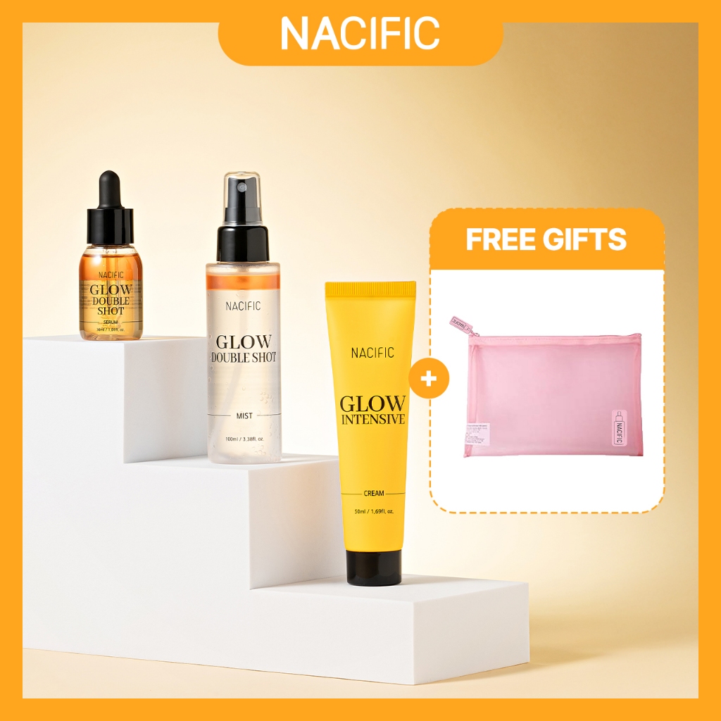 [NACIFIC] Origin Glow Starter Set – Mist + Serum + Cream (ชุดเรืองแสง 3 ขั้นตอน)