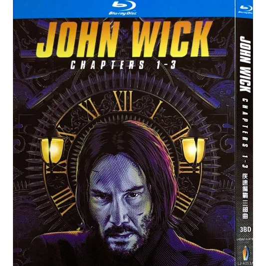 SG Seller John Wick Chapters 1-3 (3 แผ่น Set) ภาพยนตร์บลูเรย์