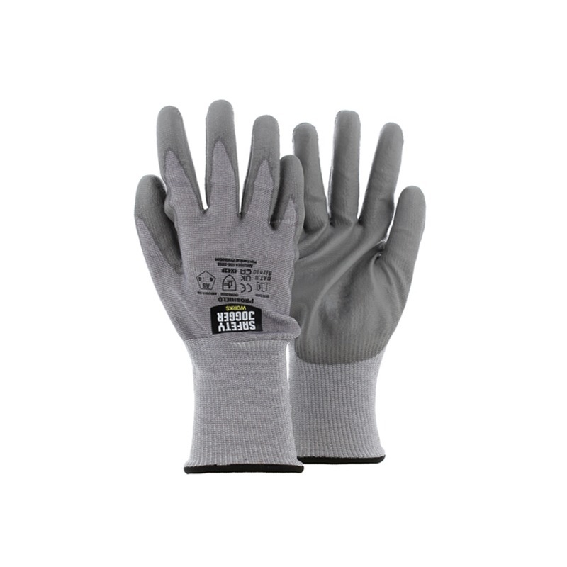 SAFETY JOGGER PRO-SHIELD ANTICUT LEVEL 5 [EN388 4X42F] PU NITRILE GLOVE 9 AVAILABLE IN SIZE 8, 9, 10