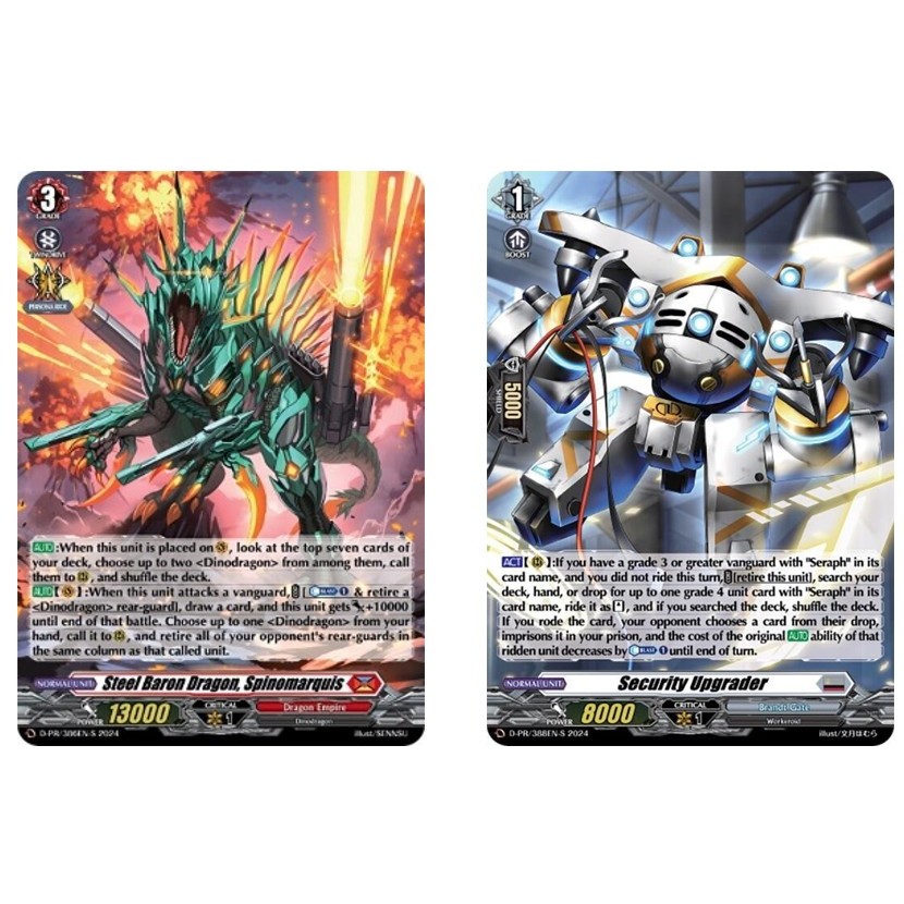 English Vanguard Steel Baron Dragon, Spinomarquis (ฟอยล์) D-PR/86EN-S - PR /Security Upgrader (ฟอยล์