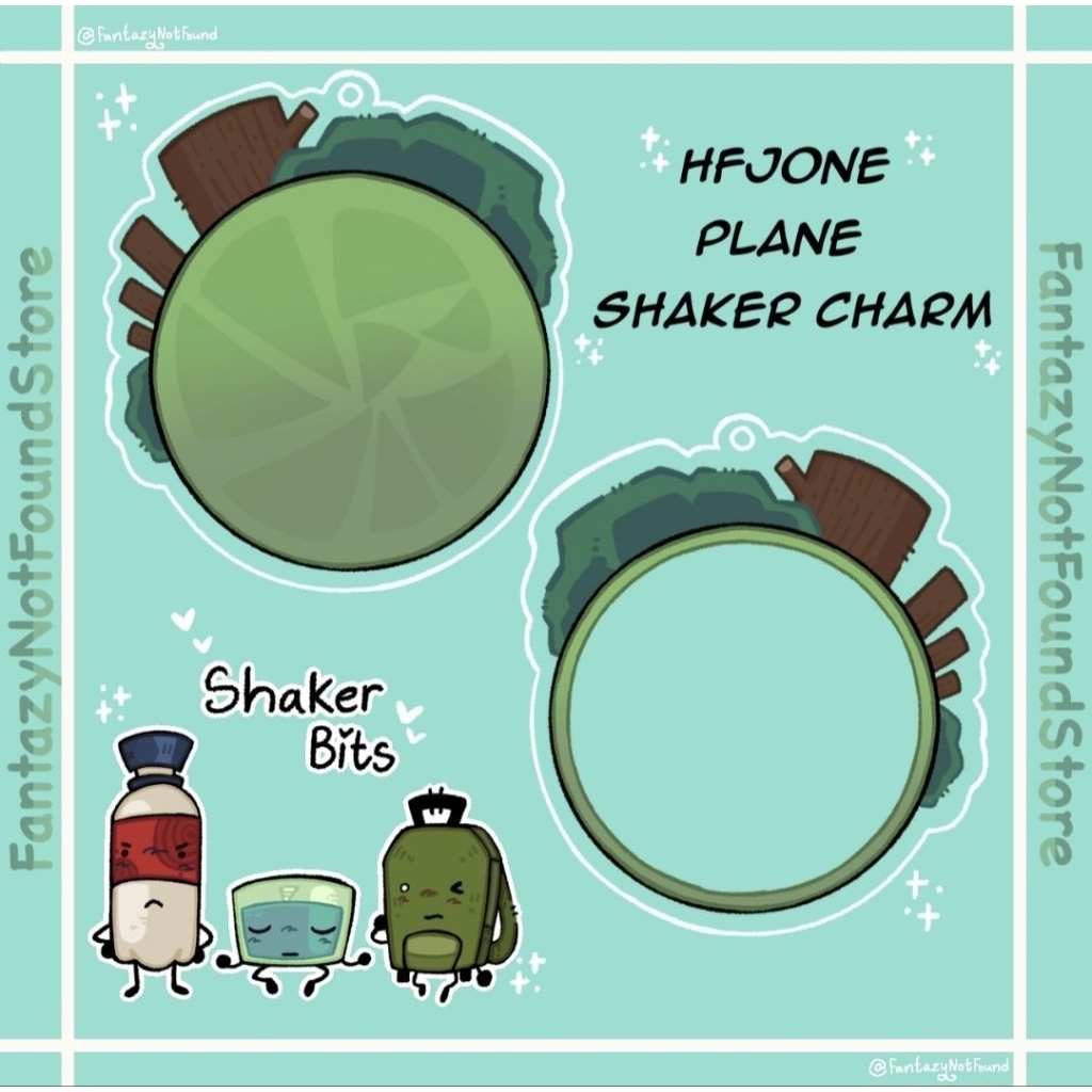 [HFJONE] เสน่ห์เชคเกอร์เครื่องบิน 10 ซม